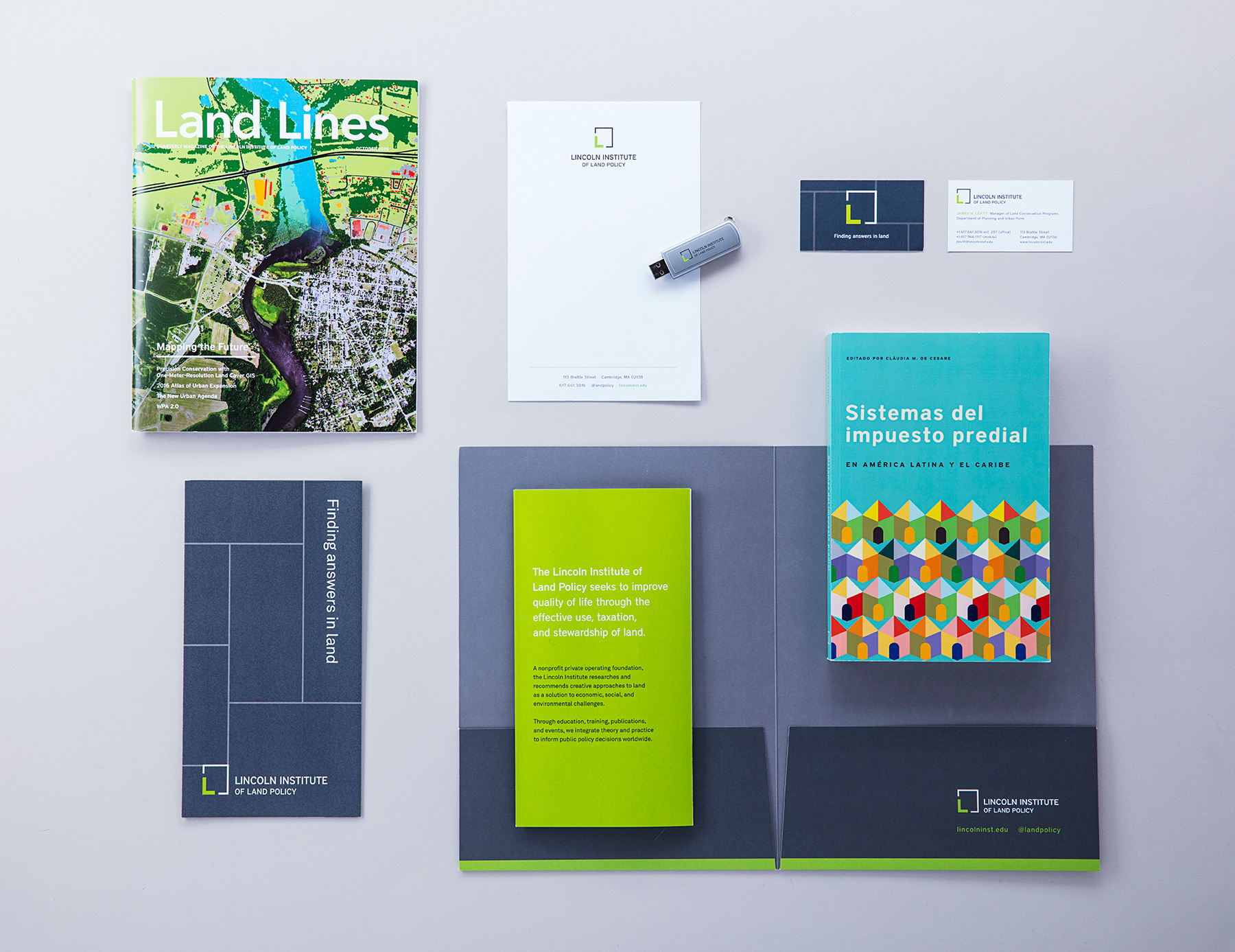 Lincoln Institute of Land Policy Brand and Publication Design