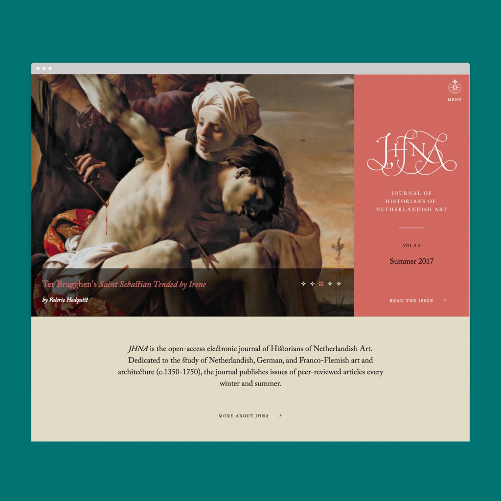JHNA Homepage Design