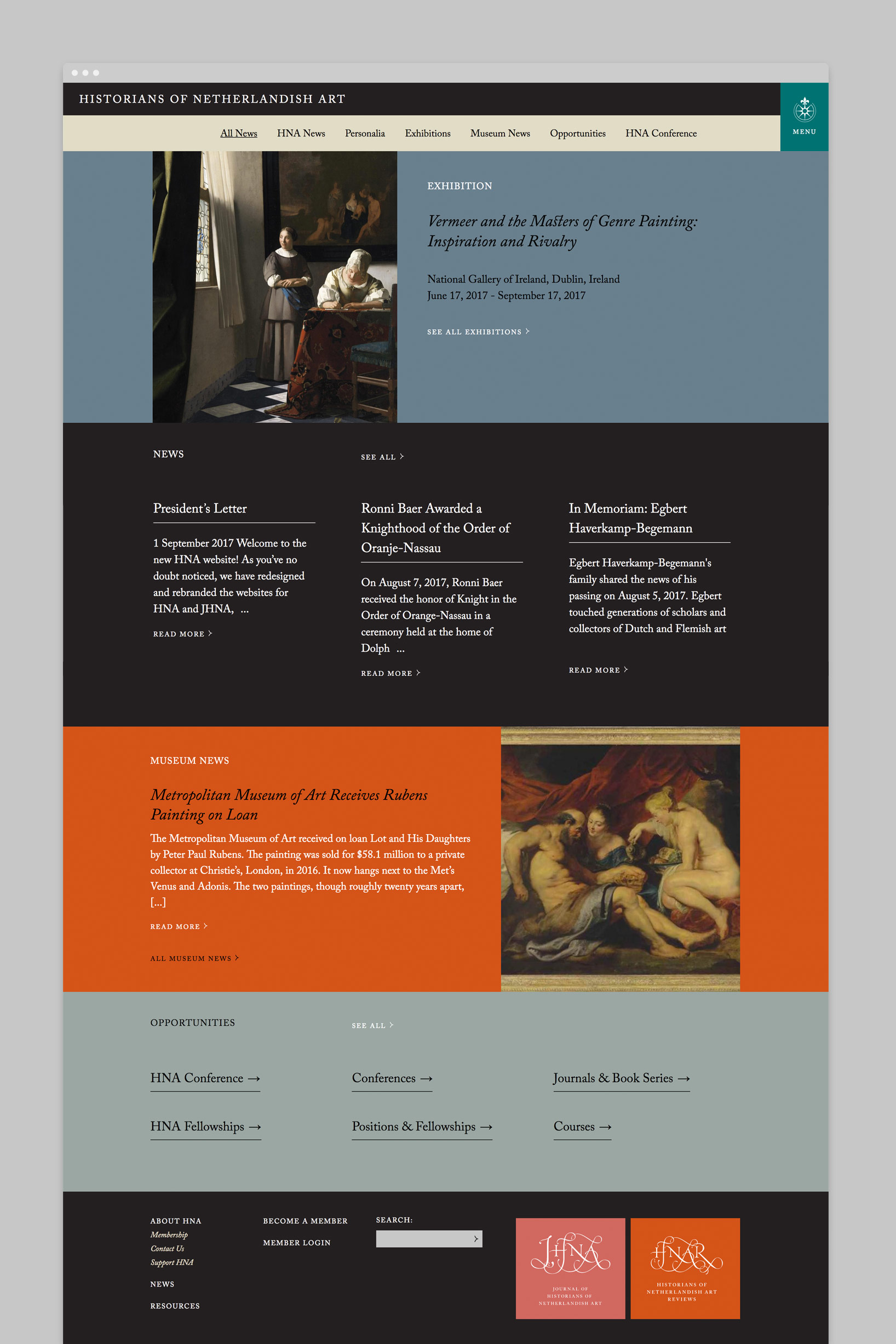JHNA Website Design