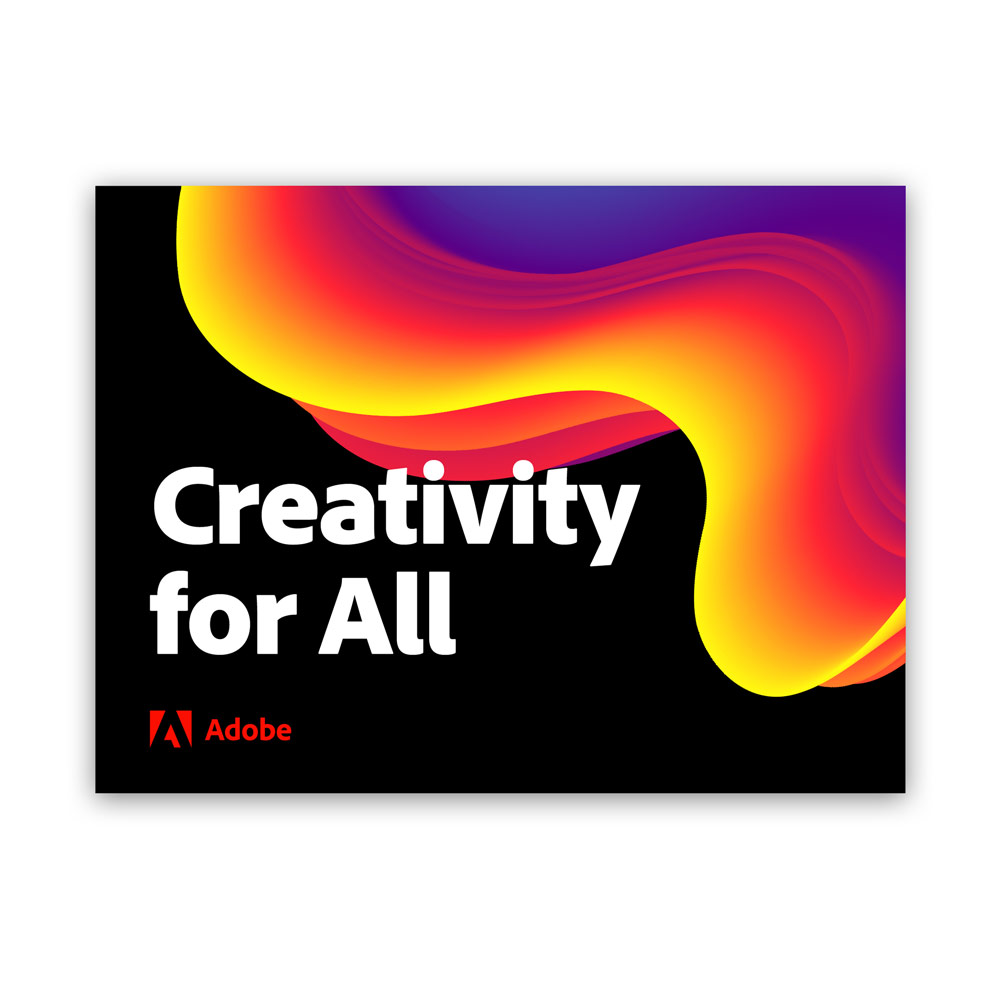 Adobe Creativity for All Promotional Banner