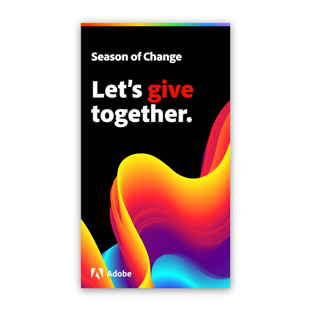 Adobe Season of Change Promotional Banner